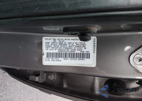 2004 Toyota Corolla S from USA, damaged, VIN 1NXBR32E44Z190467